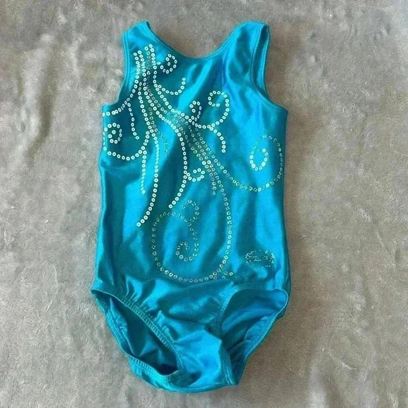 Ozone - Gymnastics bodysuit leotard. Size YM - Picture 1 of 5